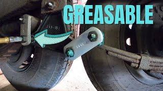 Heavy Duty Trailer Bushing Upgrade with Greaseable Bolts and Bushings amp How to Install [upl. by Ardisj118]