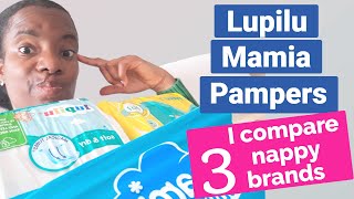 LUPILU VS MAMIA VS PAMPERS  WHICH ARE THE BEST BABY NAPPIES  NAPPY REVIEW UK [upl. by Onfre]