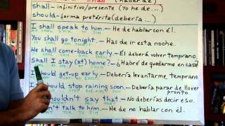 Curso de inglés 128 Verbo modal SHALL haber de 12 [upl. by Atsirak60]