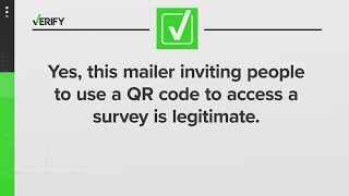 Yes Voter Participation Center mailer inviting you to use QR code for survey is legitimate VERIFY [upl. by Utas]