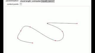 Global BSpline Curve Interpolation [upl. by Rothstein170]