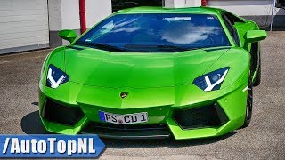 LAMBORGHINI AVENTADOR 65 V12 LP7004  TUBI EXHAUST Sound amp ONBOARD on AUTOBAHN by AutoTopNL [upl. by Stoeber]