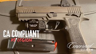 Sig P320 X5 Legion  CA Compliant [upl. by Ferretti]