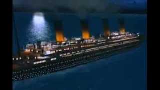 Titanic La película animada escena del iceberg y el hundimiento [upl. by Fenelia]