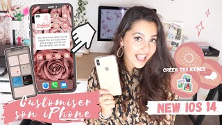 CUSTOMISER SON IPHONE iOS 14 📲 CRÉER TES ICÔNES ⎜ASTUCES [upl. by Nedac]