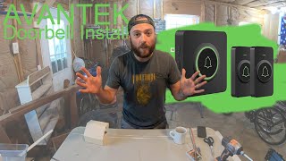 How to Install Avantek Wireless Doorbell [upl. by Atnuahsal]