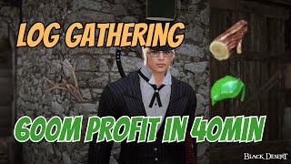 BDO LİFE  Log Gathering Guide  Alchemy Receipt  600M Profit [upl. by Zurheide341]