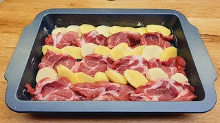 Ein schnelles Rezept zum Mittagessen Kartoffeln mit Fleisch so hast du noch nicht gekocht 198 [upl. by Yarazed]