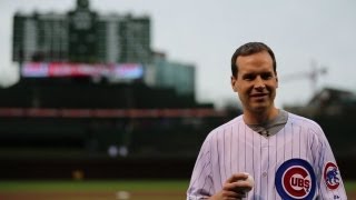 Behind The Scenes Chris Collins at Wrigley Field [upl. by Norrv]