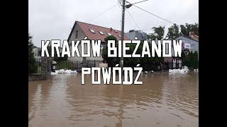 Powódź w Krakowie 6082021 [upl. by Ayamat]