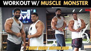 Indian Genetics Power💪 Delts Workout with Narender Yadav Bhai⚡ Nitin Chandila [upl. by Alaster]