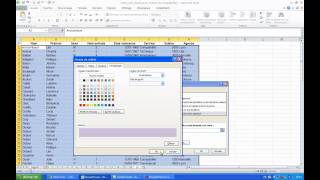 EXCEL  Listes  Mise en forme conditionnelle 2 [upl. by Adnarb662]