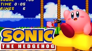 Kirby in Sonic The Hedgehog 2 2024 Gameplay Widescren [upl. by Brunn]