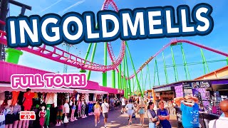 INGOLDMELLS SKEGNESS  Fantasy Island and Ingoldmells Market  Full Tour [upl. by Ogdan]