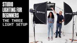 The Three Light Setup  Studio Lighting for Beginners  Mark Wallace  Exploring Photography [upl. by Pruchno]