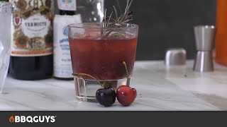 Smoldering Rosemary Manhattan Cocktail  BBQGuys [upl. by Nitsur]