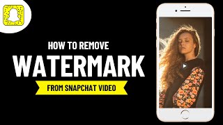 How to Remove Watermark From Snapchat Video ✅ Remove Watermark [upl. by Rame]