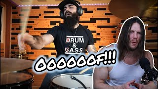 EL ESTEPARIO SIBERIANO  DREAM THEATER  THE ENEMY INSIDE  DRUM COVER  REACTION  COMMENTARY [upl. by Gninnahc868]