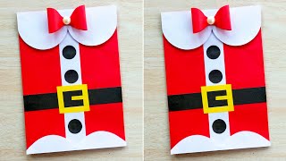 DIY Christmas card ideas  How to make Christmas greeting card  Christmas card making easy [upl. by Elurd]