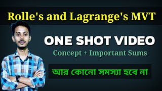 Rolles and Lagranges Mean Value Theorem in Bengali [upl. by Pan]