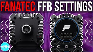 Fanatec CSL DD amp GT DD Pro Ideal Force Feedback Settings [upl. by Gnehc467]