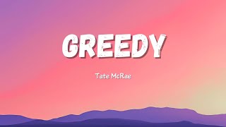 Tate McRae  Greedy lyrics [upl. by Koppel2]