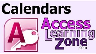 Create a Calendar in Microsoft Access [upl. by Areehs]