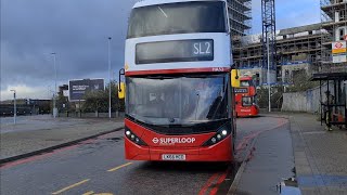 SL2 Bus Route North Woolwich Ferry to Walthamstow Central Bus Station [upl. by Cleave252]