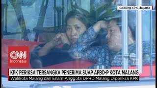 KPK Periksa Wali Kota Malang amp 6 Tersangka Lain Terkait Suap APBD [upl. by Aileve]