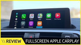 Fullscreen Apple CarPlay For BMW iDrive  M140i Easy Install [upl. by Oiluarb196]