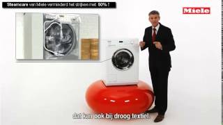 miele wasmachine met steamcare helpt bij het verminderen van strijken [upl. by Rossing622]