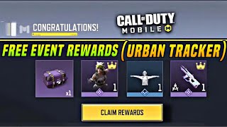 CODM Season 8 Confirm Exclusive Free Event Rewards  How To Claim Free Urban tracker Cod Mobile [upl. by Crichton]