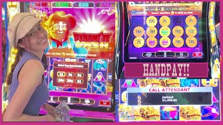 Massive Hit On All Aboard Slot Machine HAND PAY [upl. by Ettelloc]