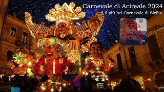 Carnevale di Acireale 2024 il più bel Carnevale di Sicilia [upl. by Hett]