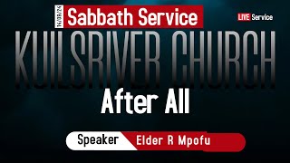 Kuils River SDA Sabbath Service The Transforming Grace  Eldler M Nteo [upl. by Anivlis]