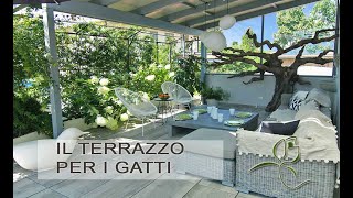 Come realizzare un terrazzo moderno  Il terrazzo per i gatti 🌿52 [upl. by Sperling]