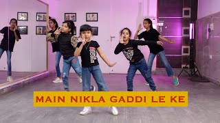 Main Nikla Gaddi Leke Dance  Gadar 2  Sunny Deol  Main Nikla Gaddi Leke Dance for kids Easy Steps [upl. by Kandace]