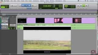 Pro Tools 10 Tutorial  Working with FilmVideo Pt1  Importing [upl. by Erida]