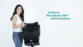 Babyelle Ottimo  Car seat Isize Rotate 360 Group 0123 Prestige Edition BE 837 BC [upl. by Billye]