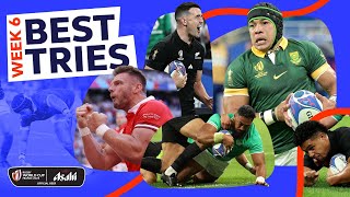 The best Rugby World Cup 2023 tries from the quarterfinals  Asahi Super Try [upl. by Zipporah]