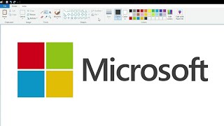 How to draw the Microsoft Windows logo using MS Paint [upl. by Elah]