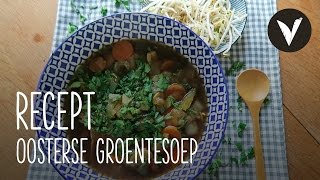 Oosterse Groentesoep  Recept  VETJEBOL [upl. by Derzon]