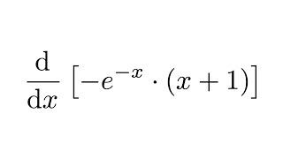 Derivative of exx1 [upl. by Aitnom963]