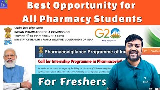 Best Opportunity for All Pharmacy Students  Internship Training in Pharmacovigilance Indian IPC [upl. by Cheney]