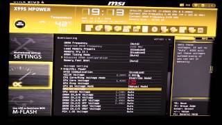 Click BIOS 4 on the MSI X99S MPower Motherboard [upl. by Waylon]