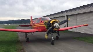 Yak 18T Engine Start [upl. by Longfellow]