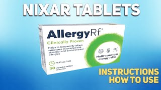 Nixar tablets Bilastine how to use How and when to take it Who cant take Bilastine [upl. by Pelletier]