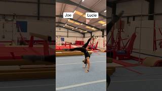 Male Gymnast vs Female Gymnast👀🤸‍♀️ gymnast gymnastics [upl. by Newhall]