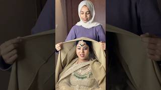 Bridal hijab rolling tutorial 🤍 bridalhijab bridalhijabtutorial bridalmakeup hdmakeup music [upl. by Einomrah]