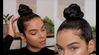 Twisted Top Knot Bun Hack [upl. by Derek400]